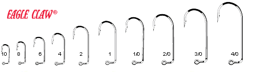 Eagle Claw Style 570-575 Jig Hook