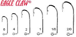 Eagle Claw Style 630-635 Jig Hook