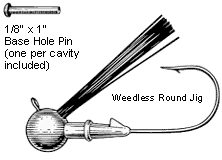 Do-It Weedless Round Jig