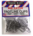 Trotline clips